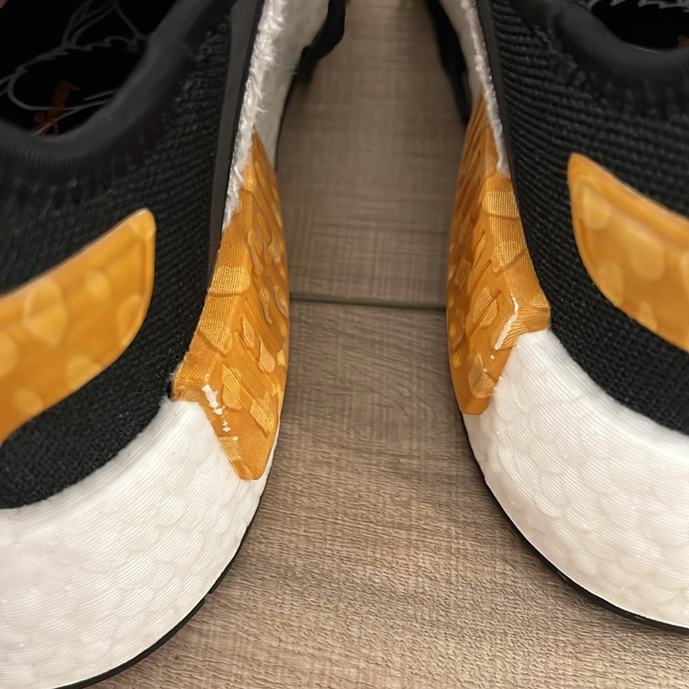 adidas X Bambi Black and Gold Athletic Shoes - Picture 16 of 16